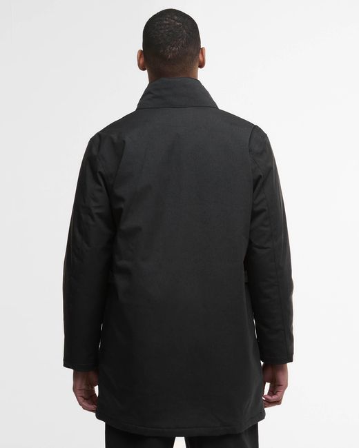Barbour Black Winter Powell Waterproof Jacket for men