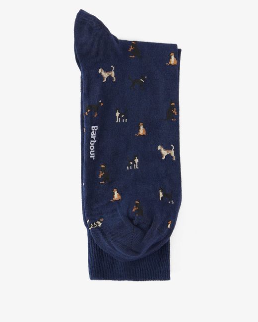 Barbour Blue Mavin Socks for men