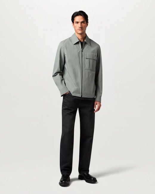 Belstaff Gray Cargo Overshirt for men