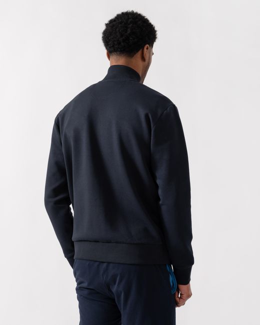 Boss Blue Skaz Full Zip Funnel Neck Sweatshirt for men