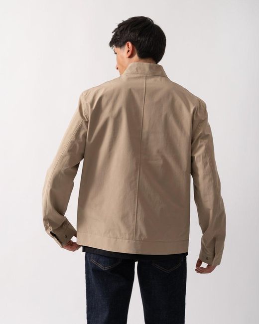 Oliver Sweeney Natural Highworth Showerproof Cotton Jacket for men