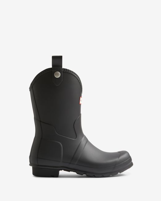 Hunter Black Original Cowboy Boot Wellies
