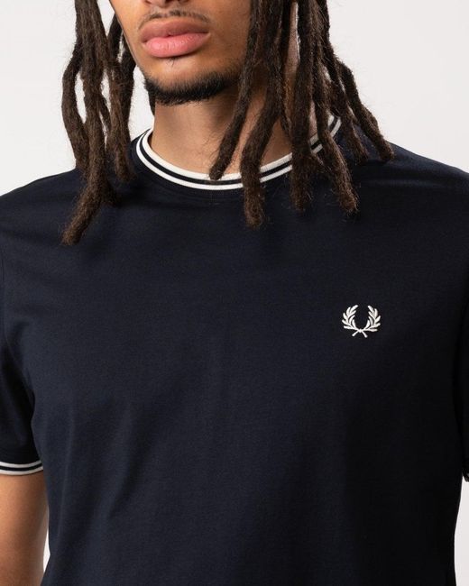 Fred Perry Blue Twin Tipped for men