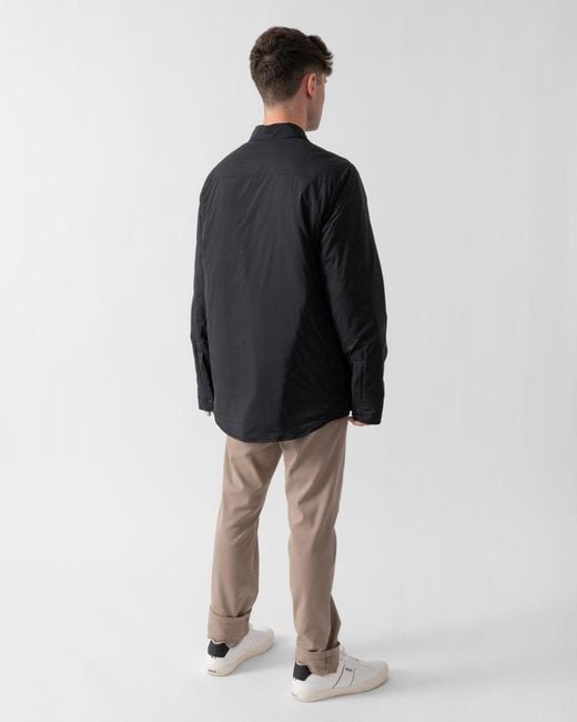 Moose Knuckles Black Ash Shirt Jacket for men