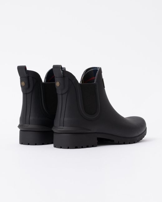 Barbour Black Wilton Wellingtons
