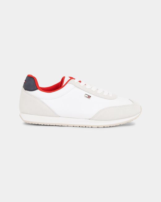 Tommy Hilfiger White Flag Heritage Runner Trainers