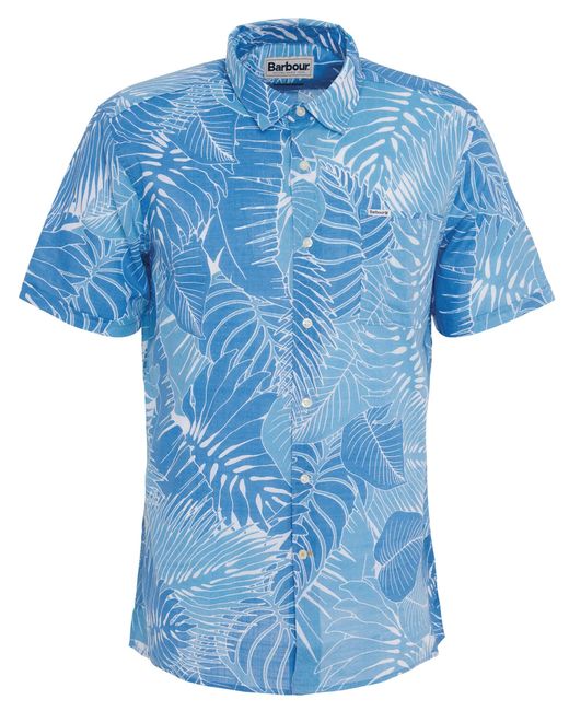 Barbour Blue Cornwall Summer Shirt for men