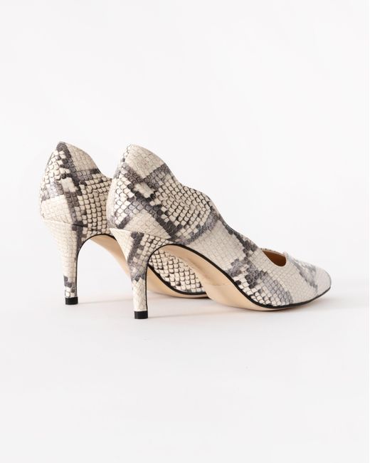 Elia B White Dakota Heeled Shoe