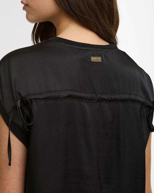 Barbour Black Brianna Top