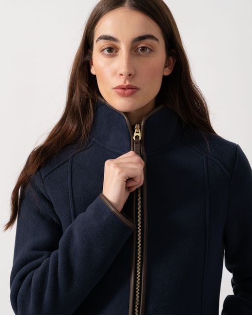 Joules Blue Heritage Full Zip Fleece