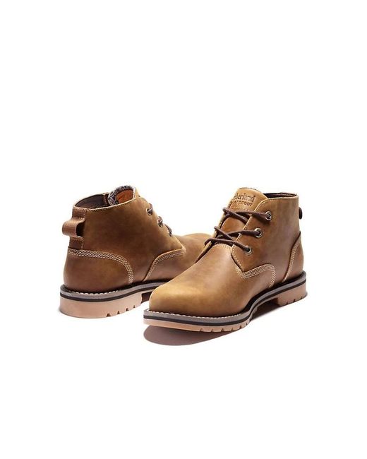 Timberland Larchmont Ii Wp Chukka Boot in Brown for Men | Lyst Canada