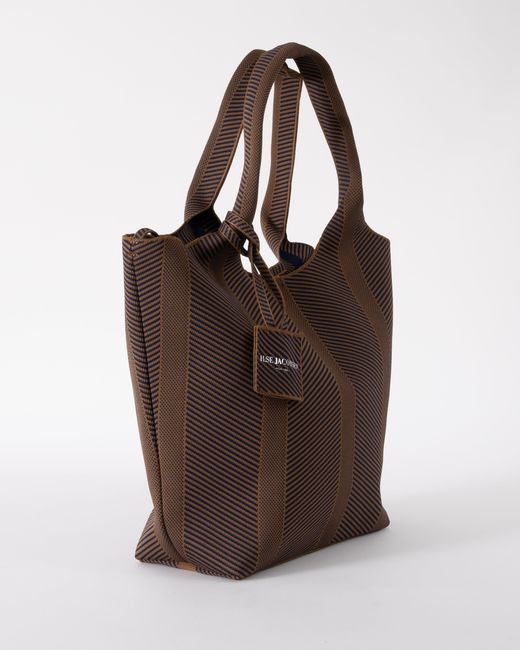 Ilse Jacobsen Brown Knitty Knitted Bag