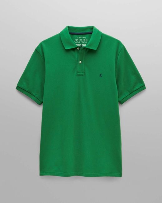 Joules Green Woody Polo Shirt for men