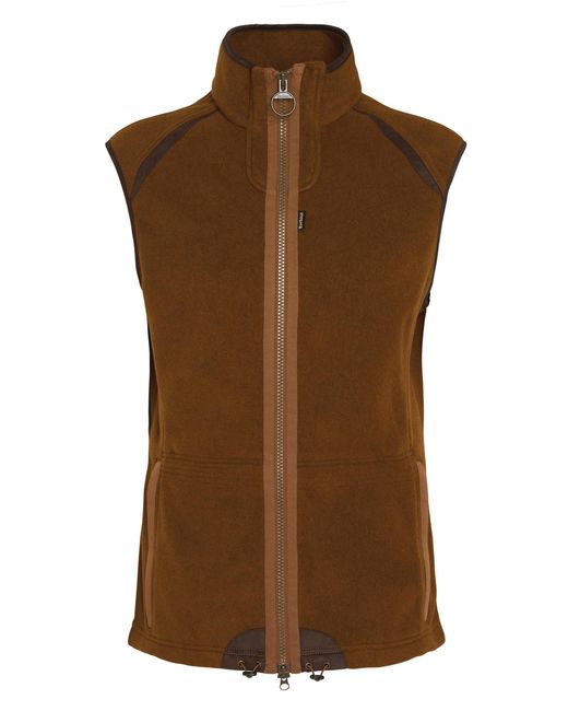 Barbour Brown Langdale Gilet Size: M for men