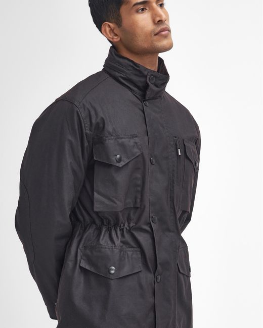 Barbour Blue Sapper Wax Jacket for men