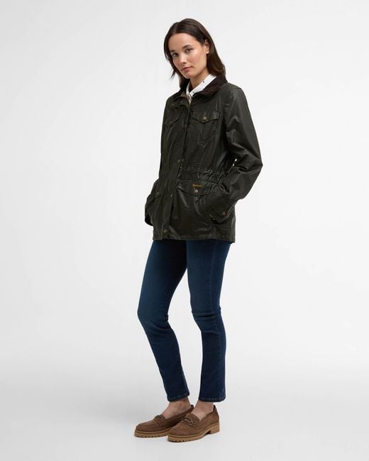 Barbour Black Summer Sapper Wax Jacket