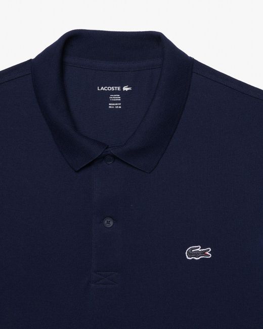 Lacoste Blue Short Sleeved Polo Shirt for men