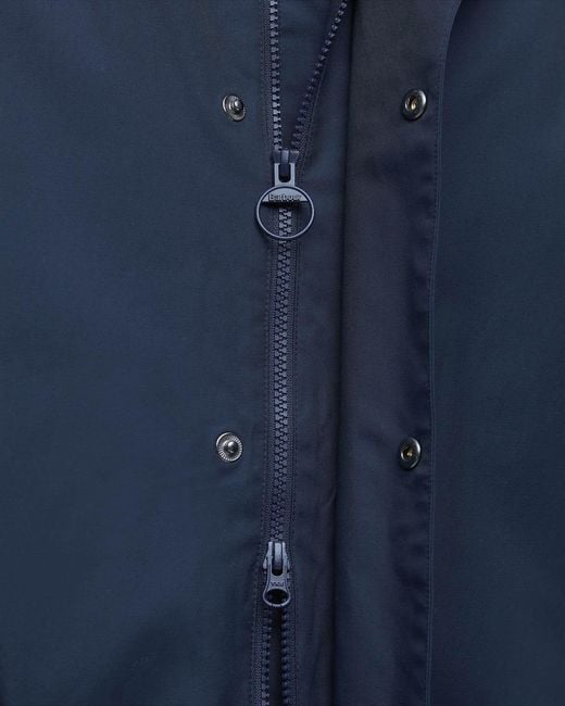 Barbour Blue Chelsea Mac Jacket for men
