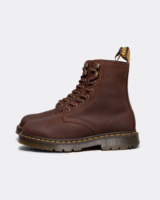 Dr. Martens Brown 1460 Pascal Outlaw Fleece Lined Wintergrip Boots