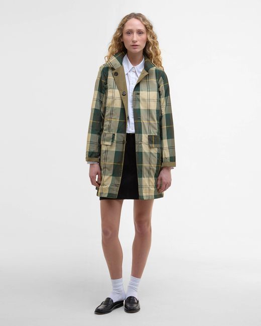 Barbour Green Babbity Reversible Showerproof Jacket