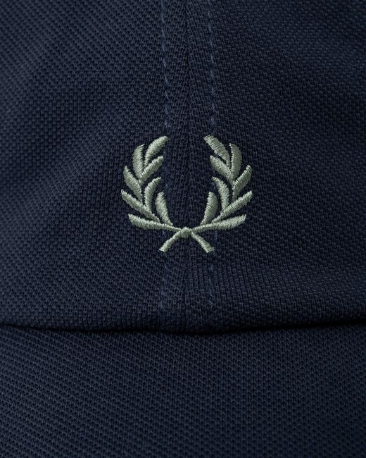 Fred Perry Blue Pique Classic Cap for men