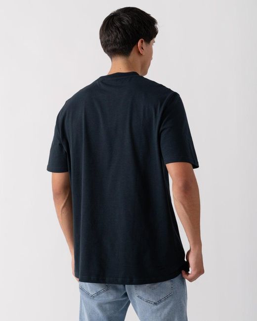 Lyle & Scott Blue Lyle & Scott Rally Tipped T-Shirt for men