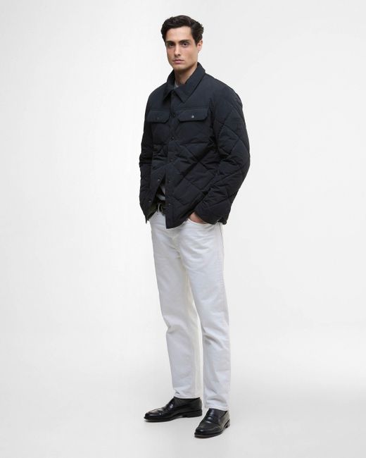 Barbour Black Axwell Puffer Jacket for men