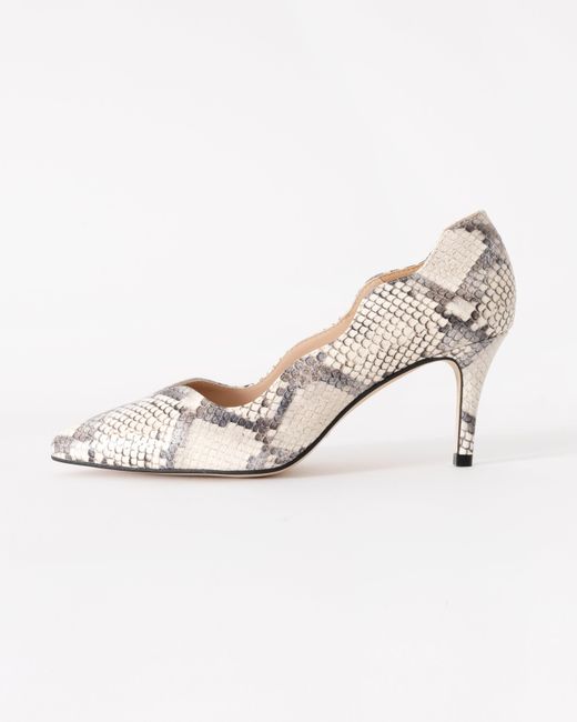 Elia B White Dakota Heeled Shoe