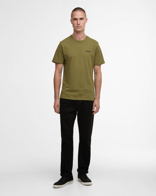 Barbour Green Small Logo T-Shirt for men