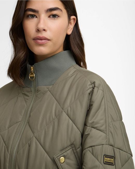 Barbour Green Pagan Quilted Jacket