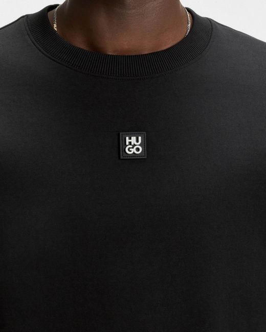 HUGO Black Dettil Sweatshirt for men