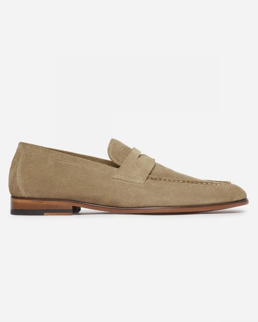 Oliver Sweeney Natural Keyworth Suede Loafers for men