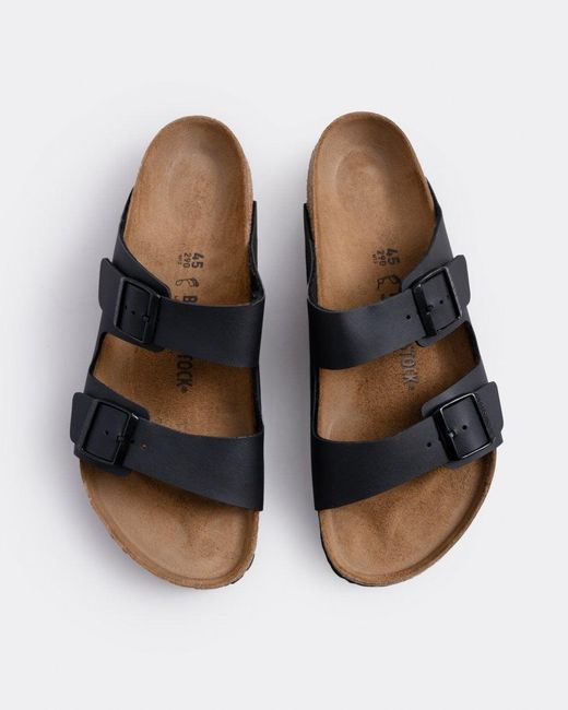 Birkenstock Black Arizona Birko-Flor Sandal