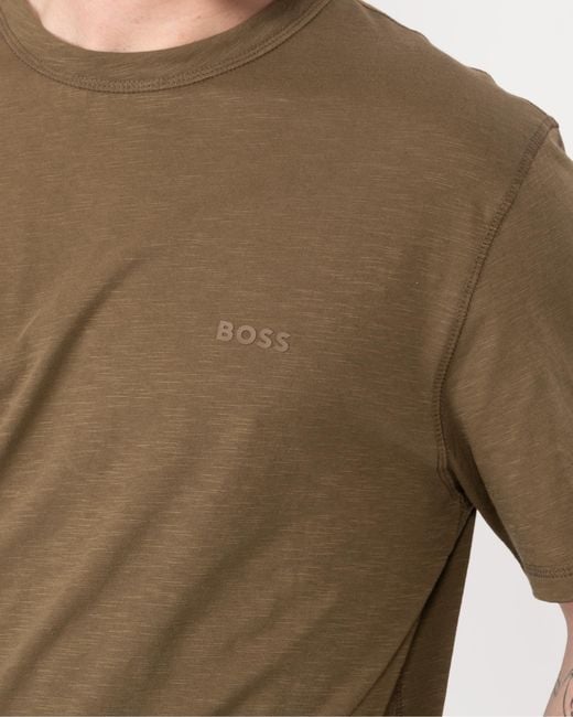 Boss White Boss Tchup Crew Neck Small Logo for men