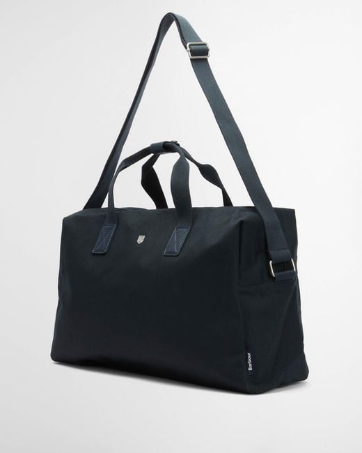 Barbour Black Cascade Flight Bag for men