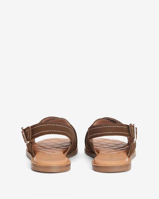 Barbour Brown Annie Sandals