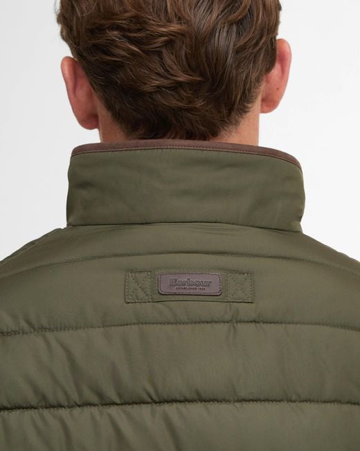 Barbour Green Broughton Quilted Jacket for men