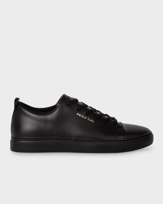 Paul Smith Black Ps Lee Tonal Leather Trainers for men