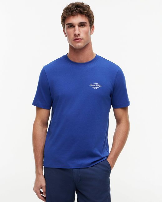 Tommy Hilfiger Blue Nautical Back Photo T-Shirt for men