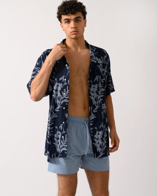 Tommy Hilfiger Blue Bowling Shirt for men