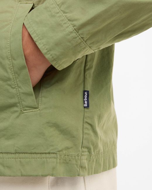 Barbour Green Glendale Zipped Overshirt for men