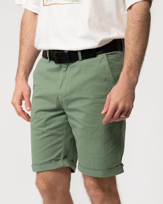 Gant Green Regular Sunfaded Shorts for men