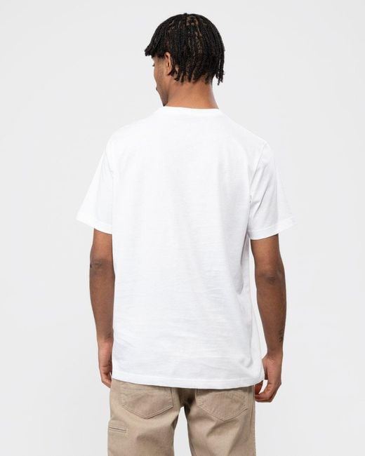 Paul Smith White Ps Regular Fit Short Sleeve Zebra Logo T-Shirt for men