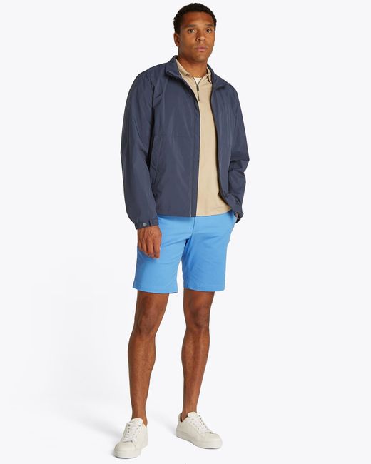 Tommy Hilfiger Blue Branded Blouson Jacket for men