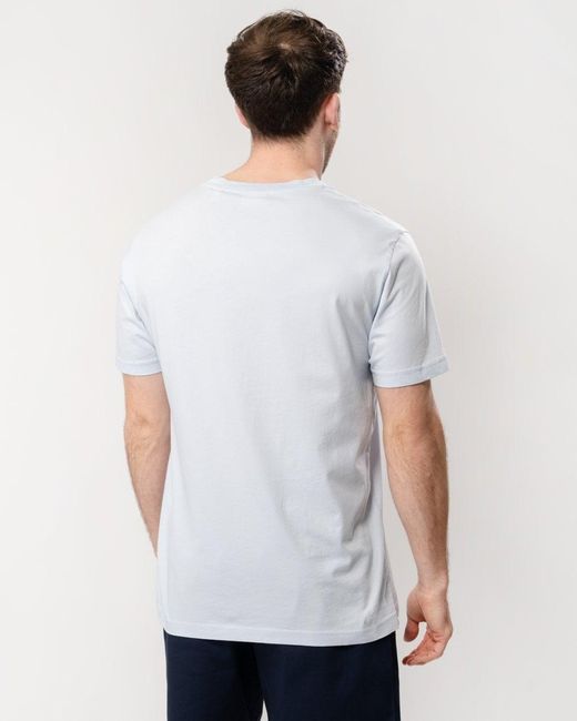 Gant White Washed Graphic Short Sleeve for men