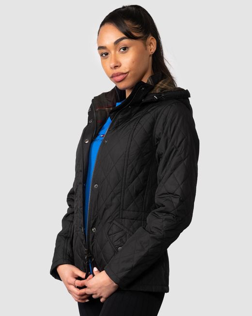 Barbour Black Millfire Quilted Jacket