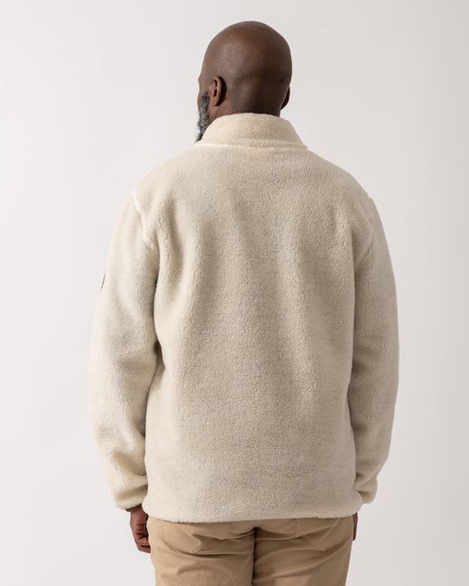 Gant Natural Half Zip Fleece for men
