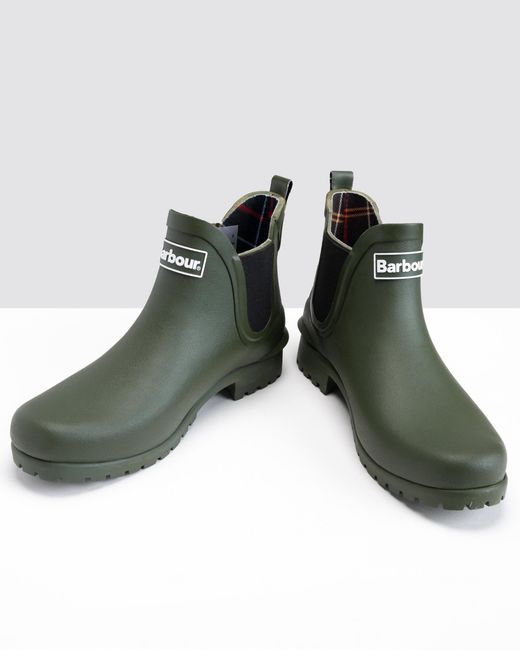 Barbour Green Wilton Wellingtons