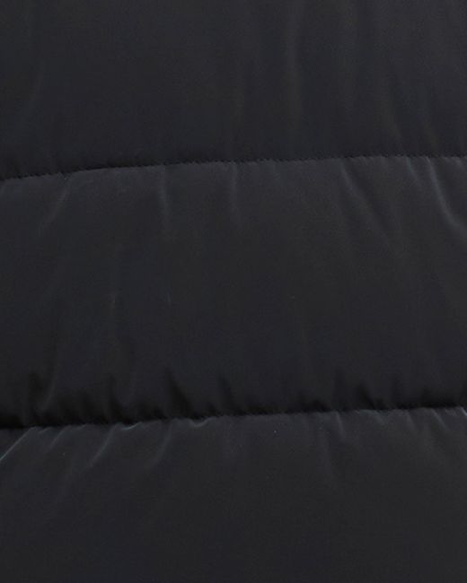 Barbour Black Hudson Faux Velvet Puffer Jacket
