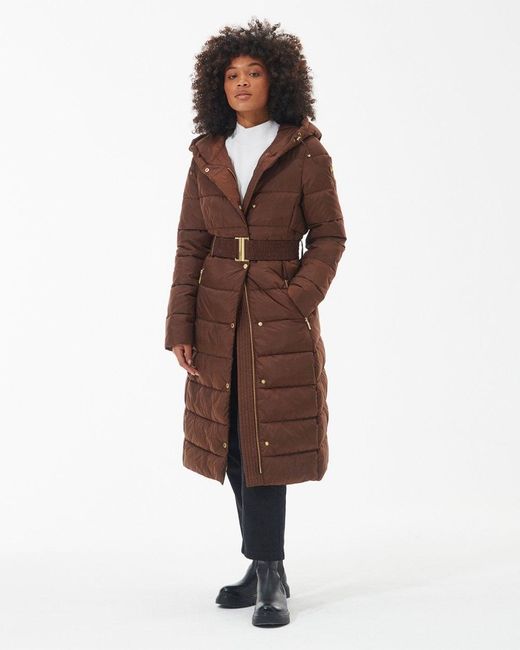 Full length barbour coat hot sale